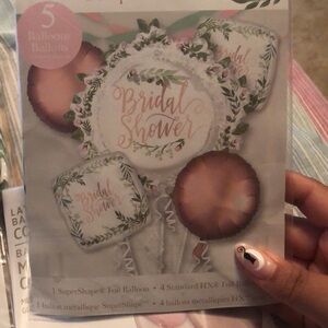 Bridal Shower Balloon Set and Napkins